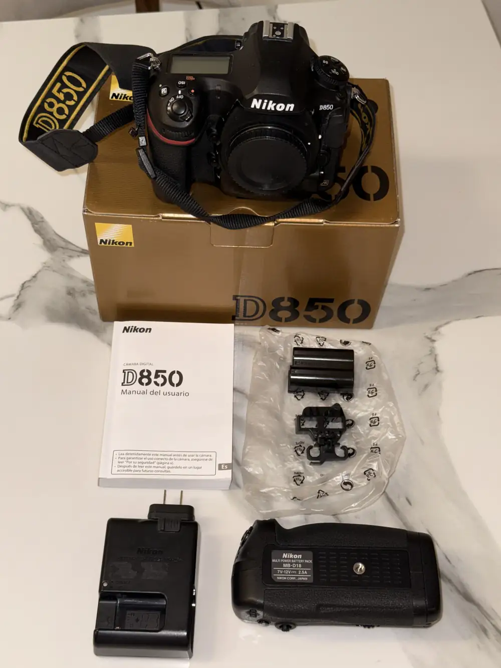 Cámara Réflex Nikon D850 Cuerpo 45.7 Mp Con Grip MB-D18 – foto 3
