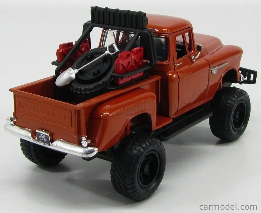 Chevy 5100 Stepside 1955 Motormax Escala 1:24 Off Road – foto 3