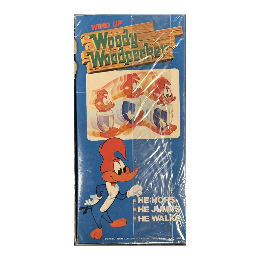 Juguete A Cuerda Pájaro Loco Woody Woodpecker Illco Vintage – foto 4