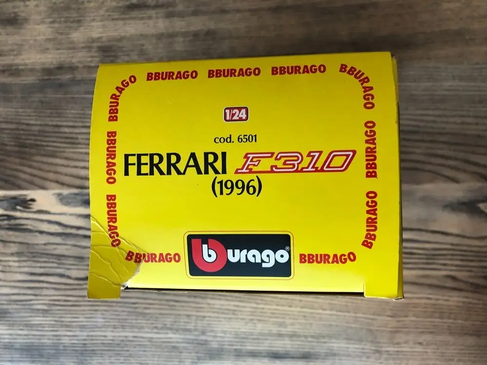 Ferrari F310 1996 Bburago 1:24 Caja Amarilla – foto 4