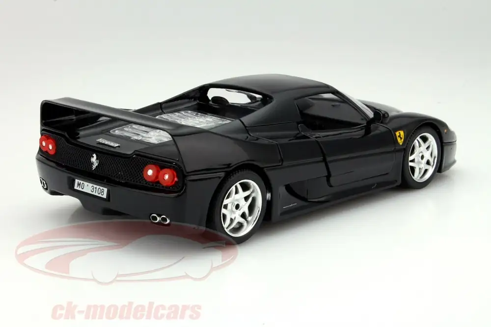 Ferrari F50 Hard Top 1995 Bburago 1:18 Gold Collection Negro – foto 3